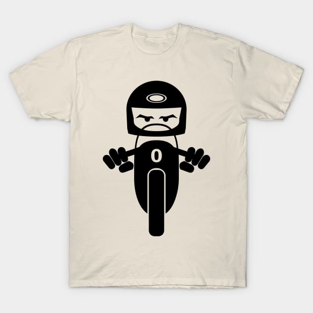 Motorcycle rider Decal V.1 T-Shirt by GetThatCar